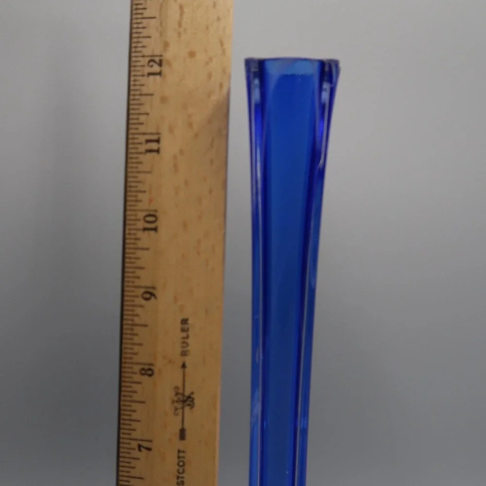 Cobalt Blue Eiffel Tower Bud Vase 12
